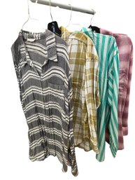 4 Shirts Beach Lounge XL, Lola River L, Universal Threads XL, A New Day XL (BR2)