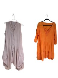 Made In Italy Linen Dress Set (BR2)