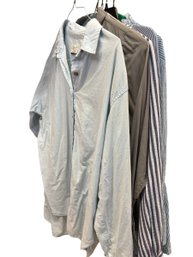 5 Button Downs -habitat L, Jane And Delancey 2X, Universal Threads S, Winter Silks S, Universal L (BR2)