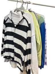 Sweatshirts And Tees-LMS 2X, Polo XS, J Jill LP,  Fresh Produce XL, Lululemon 10, Liz Claiborne L (BR2)