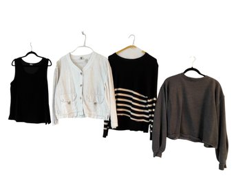 St James France L/XL, Universal Thread Co XS, J.Jill S, Yushi L (bsmt)