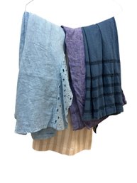 4 Pants-2 Linen -cynthia Rowley XL, BMH M?, 2 Cotton-outer Known S, Marine Layer XL (BR2)