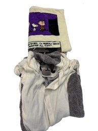 Lama Snuggie By Saxsc And Charlie Brown Blanket (BR2)