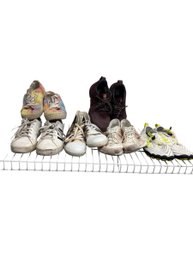 6 Pairs Of Well Lived Sneakers-all Size 6 Or 6.5