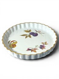 Royal Worcester, England Porcelain Pie Plate (D)