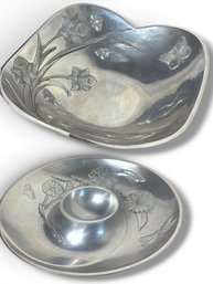 Lenox Botanical Bowl And Chips & Dip Platter (D)