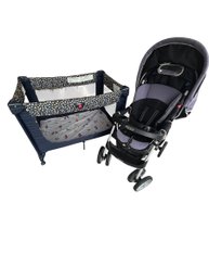 Graco MetroLite Stroller And Cosco Pack And Play (SR)