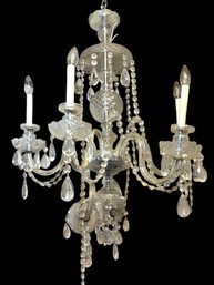 Large Hanging Crystal Chandelier (BS)