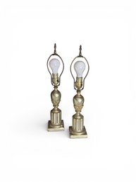 Vintage Table Lamp Base Set (BR2)