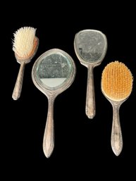 Four Sterling Silver Vanity Pieces  (SR)