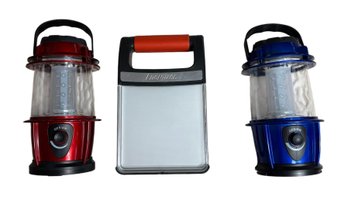 Energizer Light, & Pair Of Lanterns (MB)