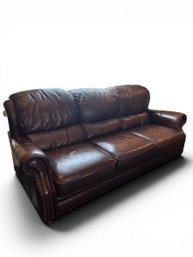 Leather Sofa Three Seater *aLTERNATIVE PICK UP HAMILTON*