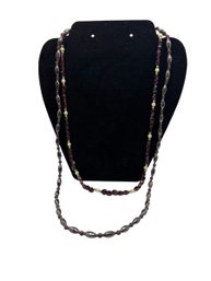 2 Costume Beaded Necklaces