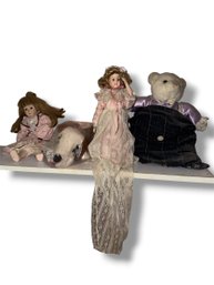 Lot Of Vintage Dolls (O)
