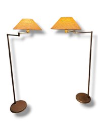 Pair Of Brass Floor Lamps (B)