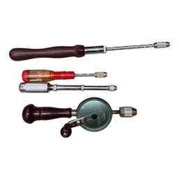 Craftsman, Stanley, & Assorted Hand Drills 4pc (WS)
