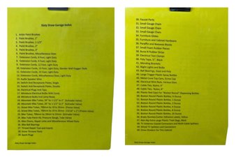 Contents Of Sixty Drawer Filing Cabinet (WS)