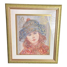 Hibel Print Of A Child.