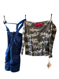 Boden Ski Pants, Wess & Willy Hooded Shirt (MR)