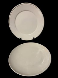Pier I And Unbranded White Serving Dishes