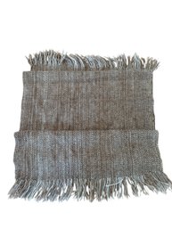 Woven Wool Throw Blanket (DR)