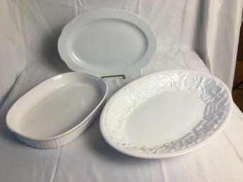 Three Serving Pieces