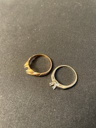 Two 14K Gold Rings