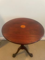 Chippendale Style Pedestal  Tilt Top Table