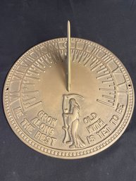 Brass Sun Dial