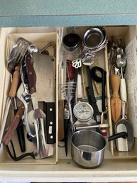 Drawer Of Kitchen Utensils