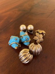 80s/90s Vintage Clip Earrings