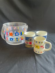 Assorted Nautical Flag Homeware   (K)