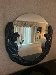 Large Ornate Black Mirror (MB)