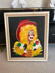 Happy Clown Painting, Original, Craig J W Marsh (H)