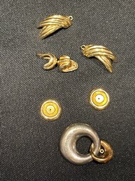 14k Gold Earring Parts