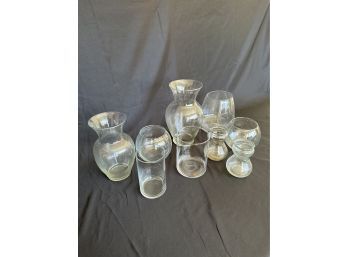 Nine Florist Grade Vases