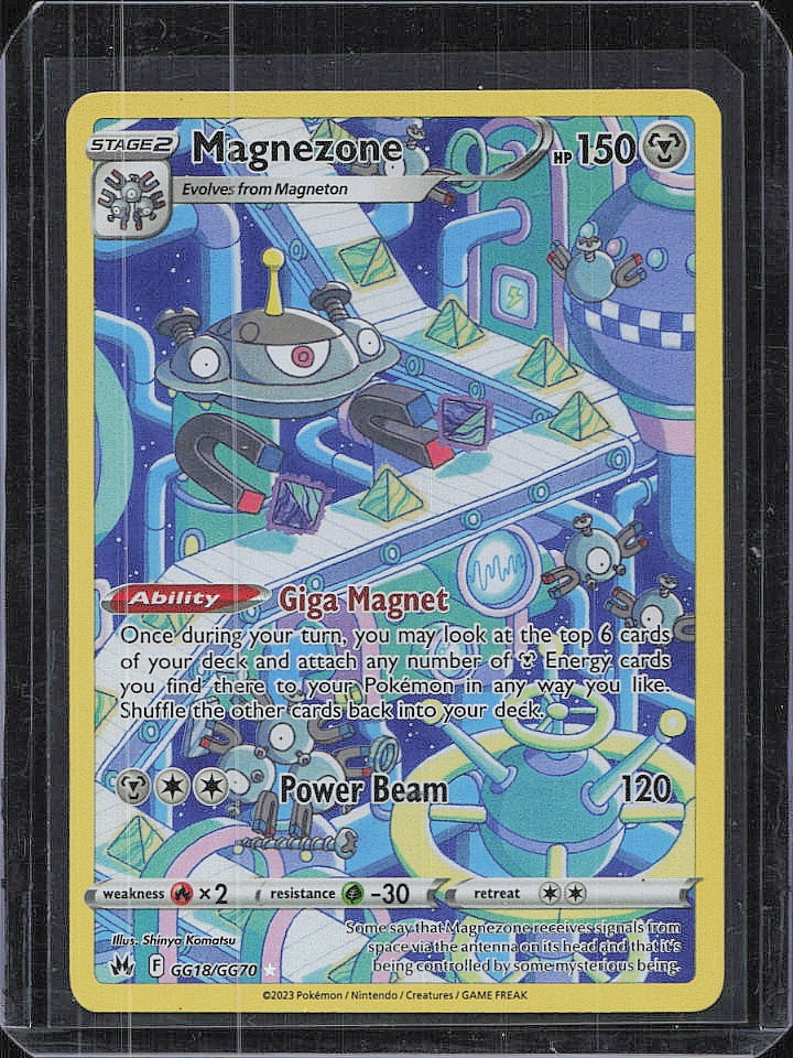 POKEMON Ultra Rare Crown Zenith: Galarian Gallery Magnezone #39480 |  Auctionninja.com