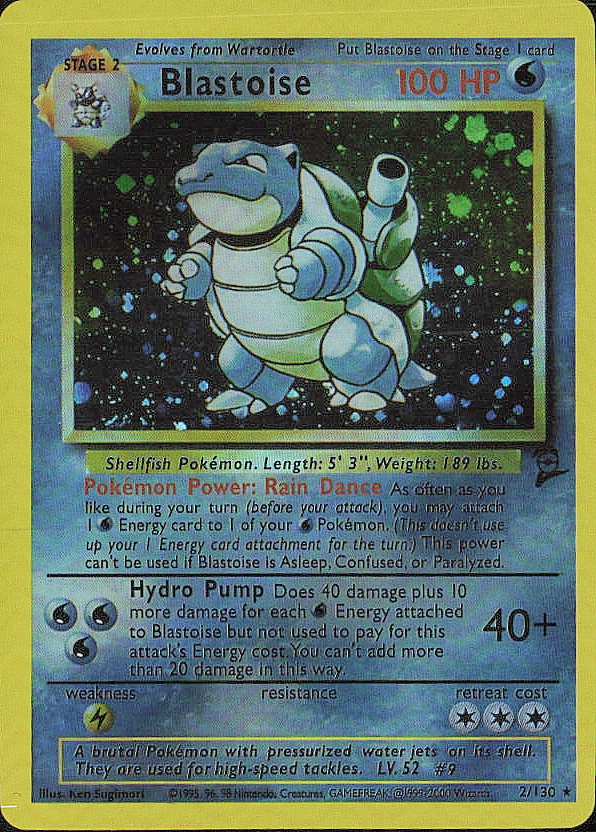 POKEMON BOOTLEG (FAKE) HOLO Base Set 2 Blastoise #39997 | Auctionninja.com POKEMON BOOTLEG (FAKE) HOLO Base Set 2 Blastoise #39997 | Auctionninja.com