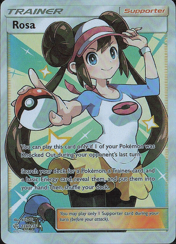 POKEMON BOOTLEG (FAKE) SM - Cosmic Eclipse Rosa (Full Art) #40002 |  Auctionninja.com
