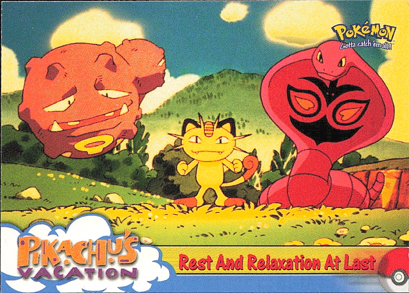 pokemon pikachu's vacation cards Card Pikachu Summer Corocoro JUMBO Promo NM-EX Japane Pikachu's Vacation Vertical 1998 Pokemon