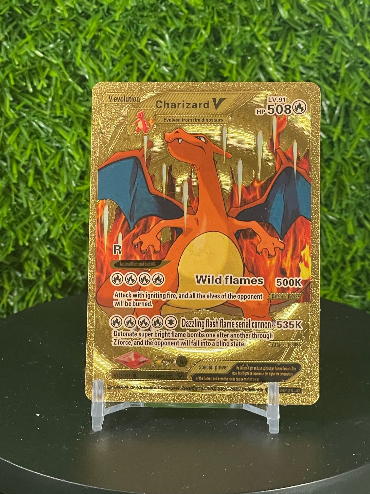 pokemon gold card charizard v M Charizard EX 101/108 Full Art Ultra Rare XY Evolutions Pokemon Card main image 0