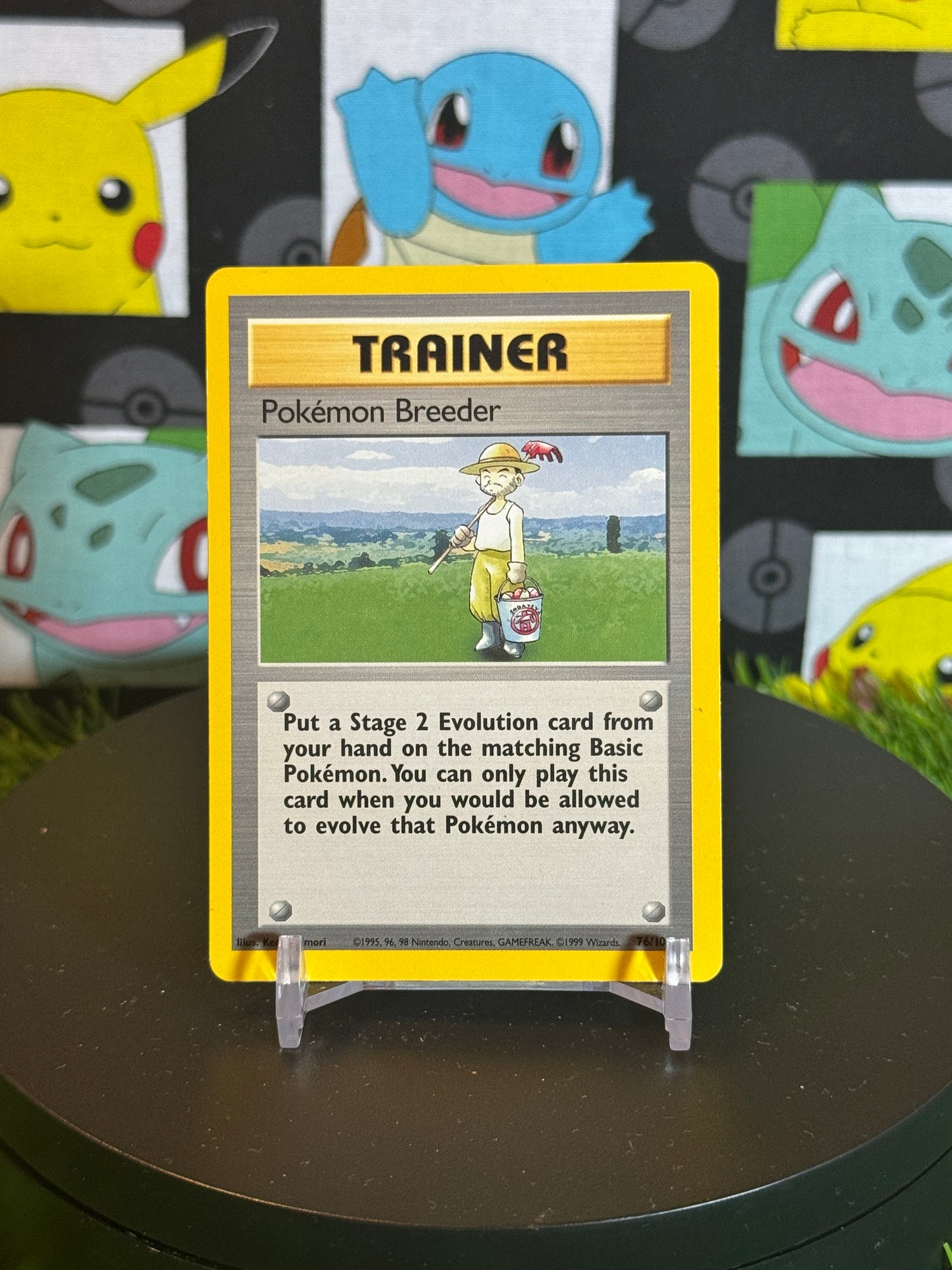 Pokemon Vintage 1999 Base Set Trainer Pokemon Breeder #23662 |  Auctionninja.com
