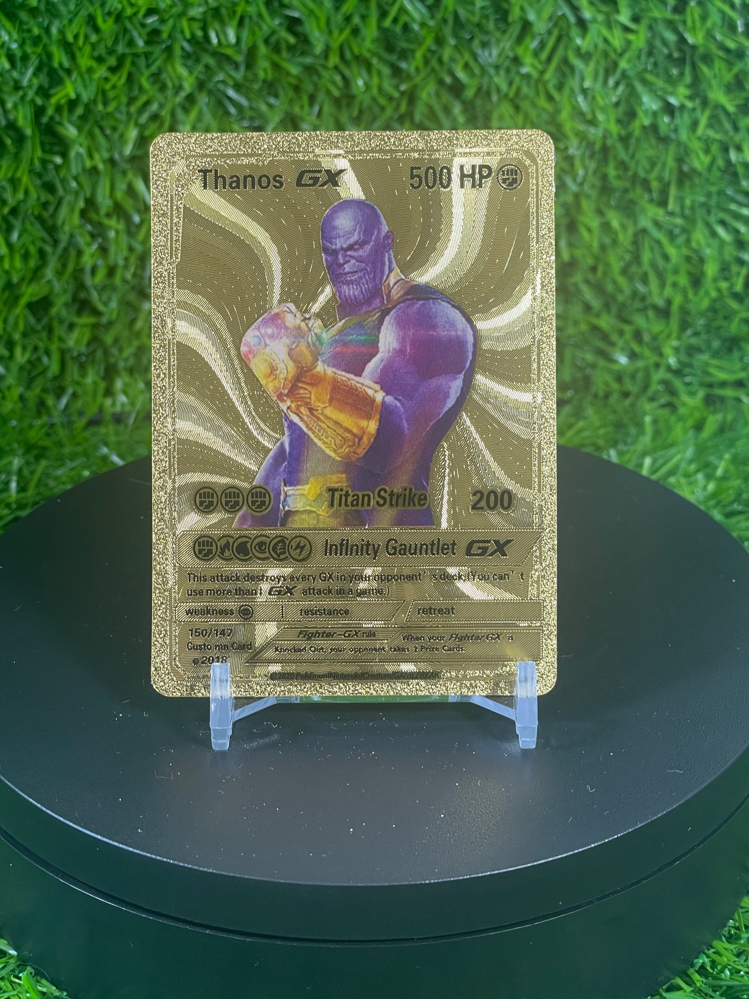 thanos pokemon card Choose odd or even Pokemon Gold Fan Art THANOS