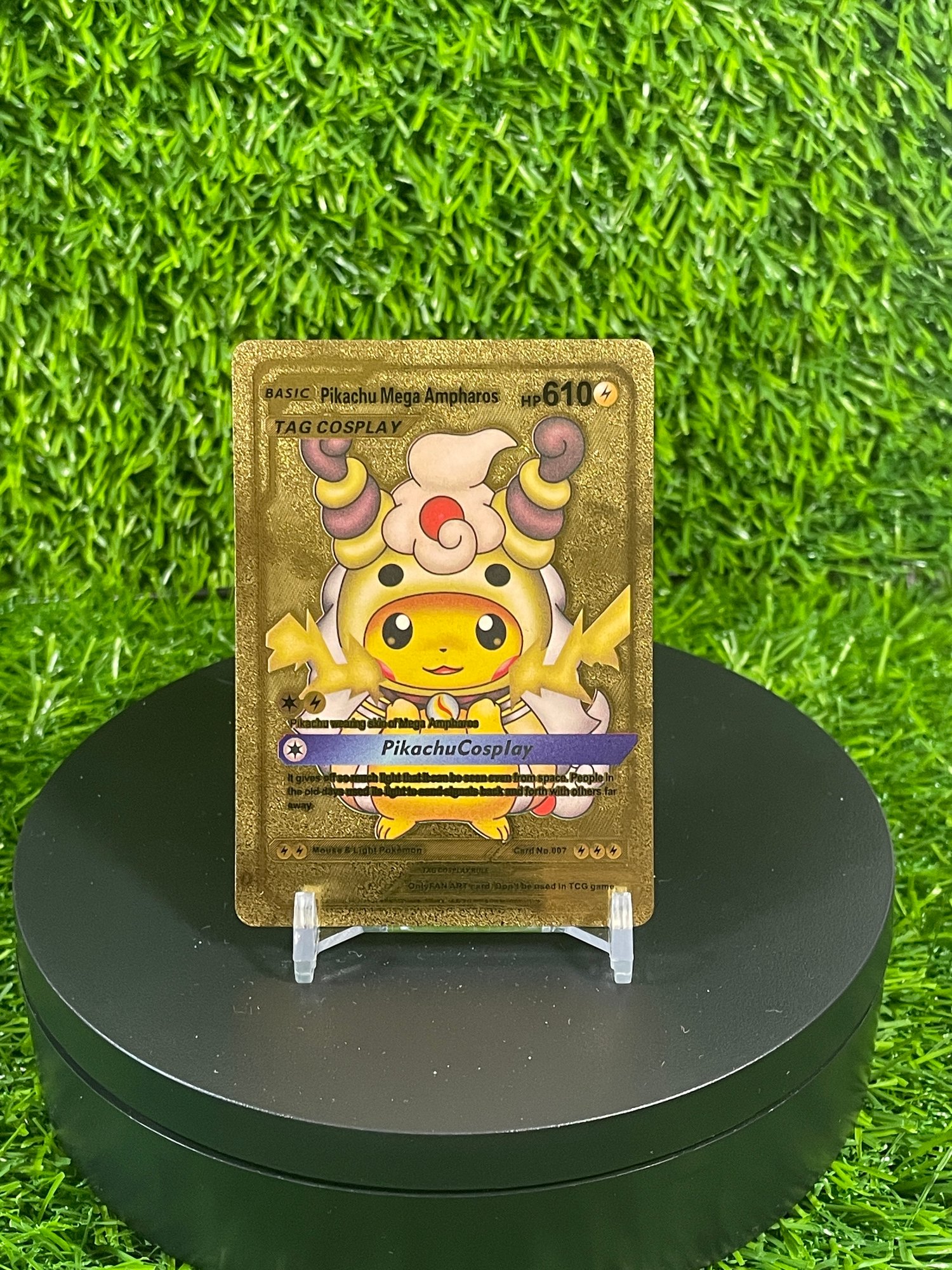 Pokemon Gold Fan Art Pikachu Mega Ampharos #12878 | Auctionninja.com