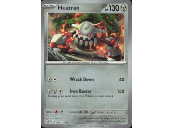 POKEMON Uncommon SV: Prismatic Evolutions Heatran (Poke Ball Pattern)