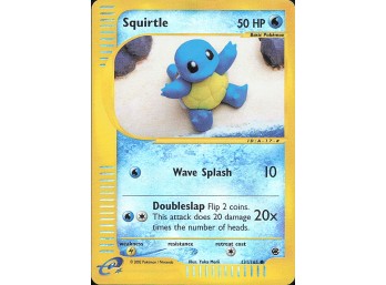 POKEMON REVERSE HOLO Expedition Squirtle (131)