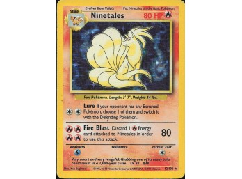 POKEMON Holo Rare Base Set Ninetales
