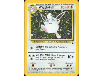 POKEMON Holo Rare Base Set 2 Wigglytuff