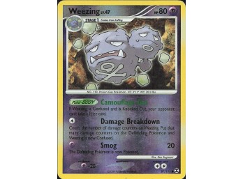 POKEMON REVERSE HOLO Rising Rivals Weezing