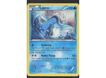 POKEMON Holo Rare XY Base Set Lapras